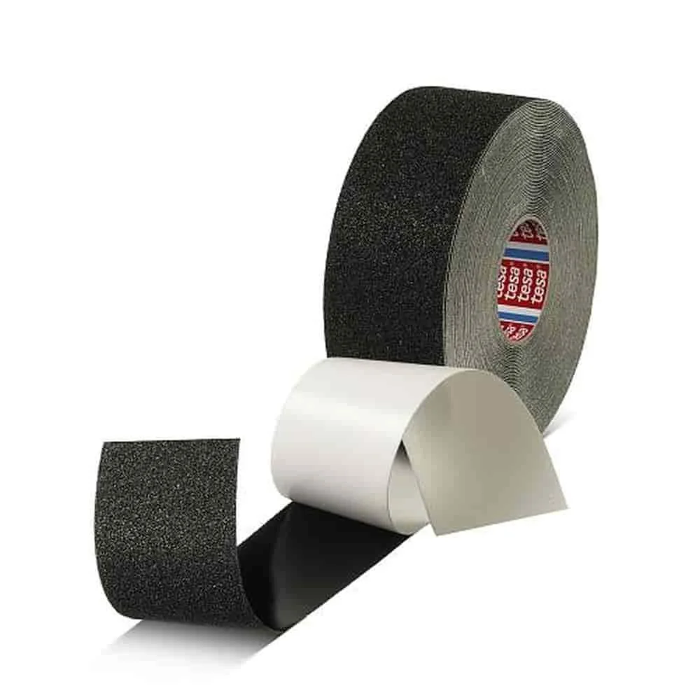 Black Anti-Slip Tape, PVC, 50mm x 15m, Strong Adhesive Grip Tape