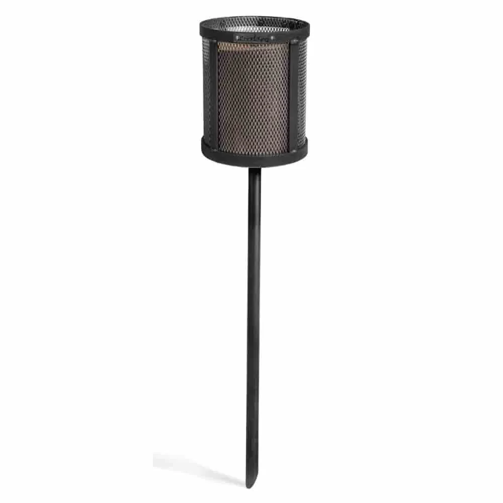 "BRUNO Fire Pit, Swedish Torch Holder, Steel Fire Bowl for Outdoor Garden image"