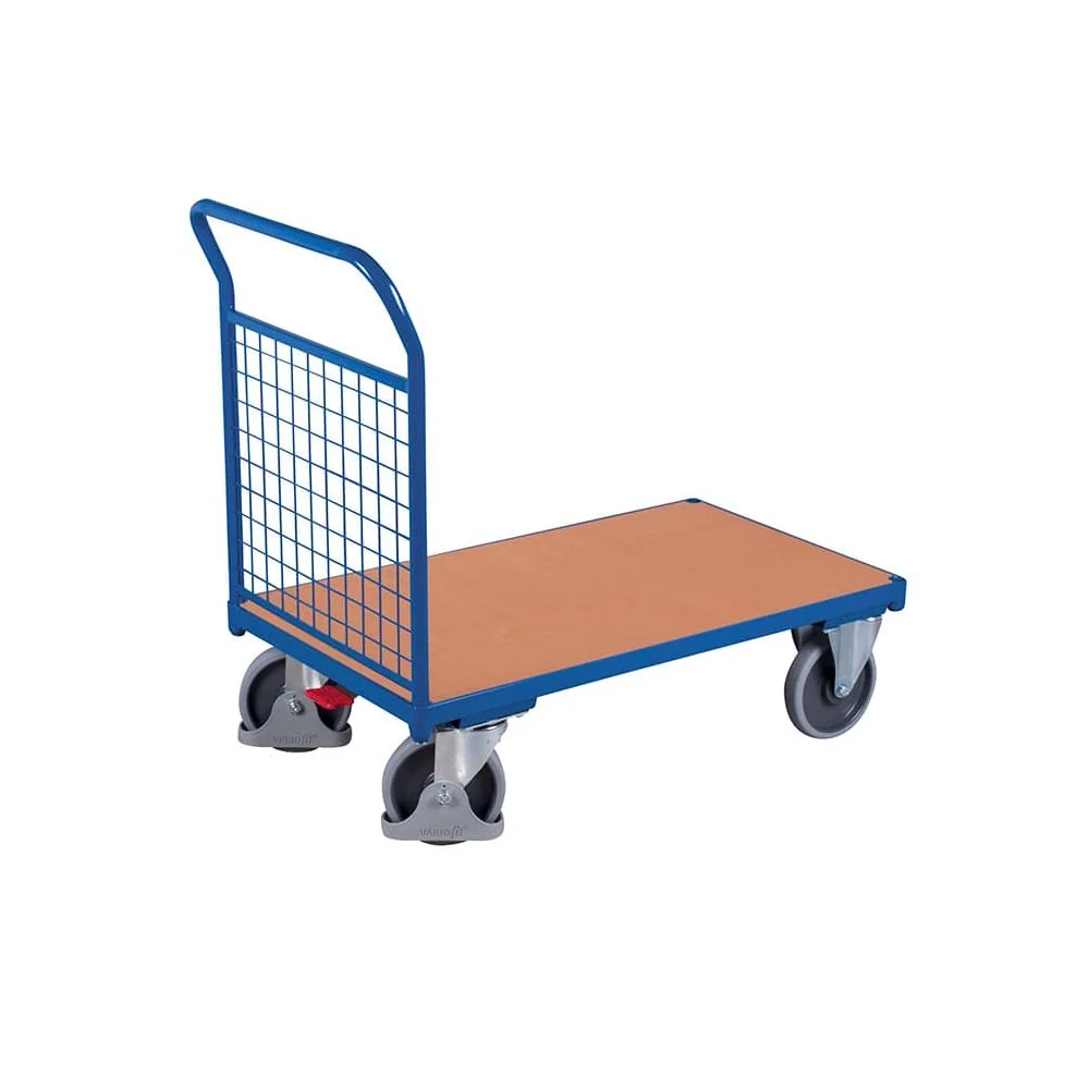500 kg Wire Mesh Cart with Front Panel and EasySTOP