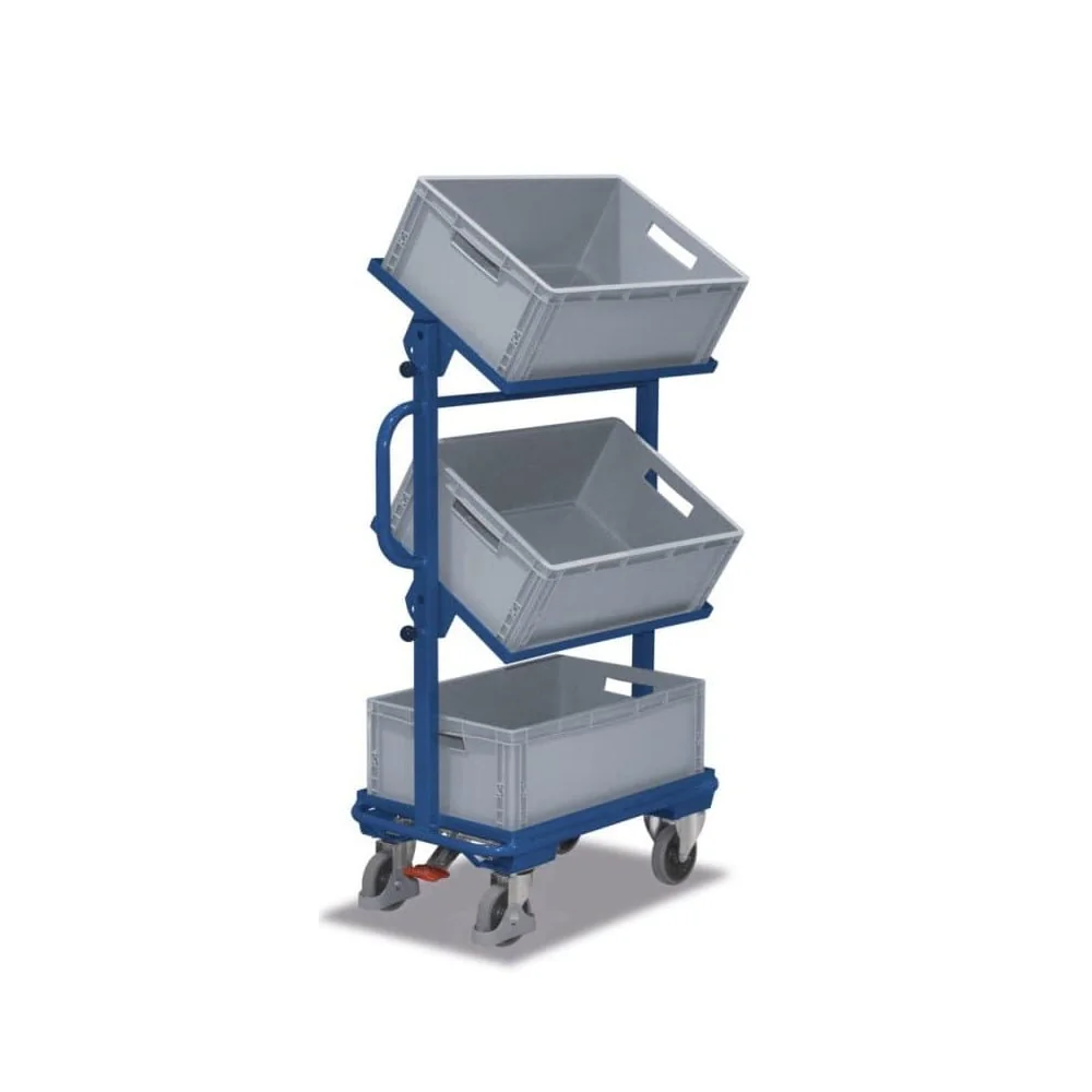 "Rolling Tool Cart with Tilting Shelves & Bins, 200 kg Capacity image"