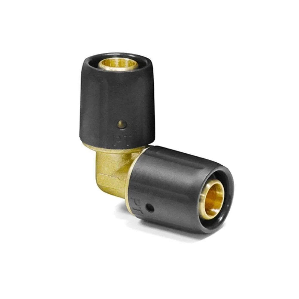 "20mm Push Fit Elbow Connector - Quick Connect Plumbing Fittings image"