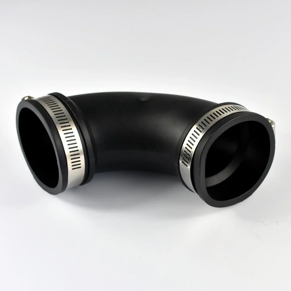 "Flexible Fittings Elbow 2"/63mm - No Glue PVC Connector image"