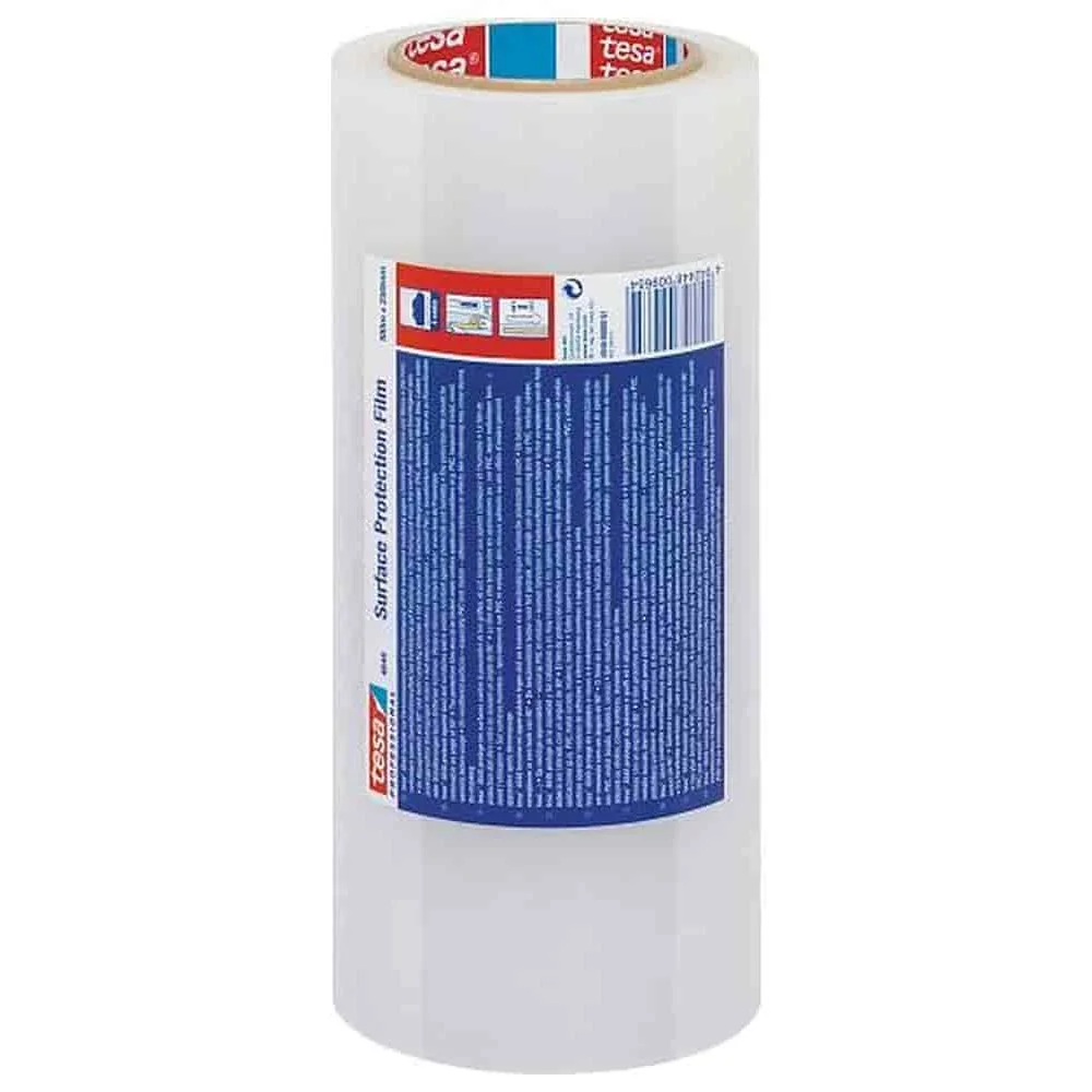 "Clear Surface Protection Film, Transparent PE Film, 125 mm x 100 m image"