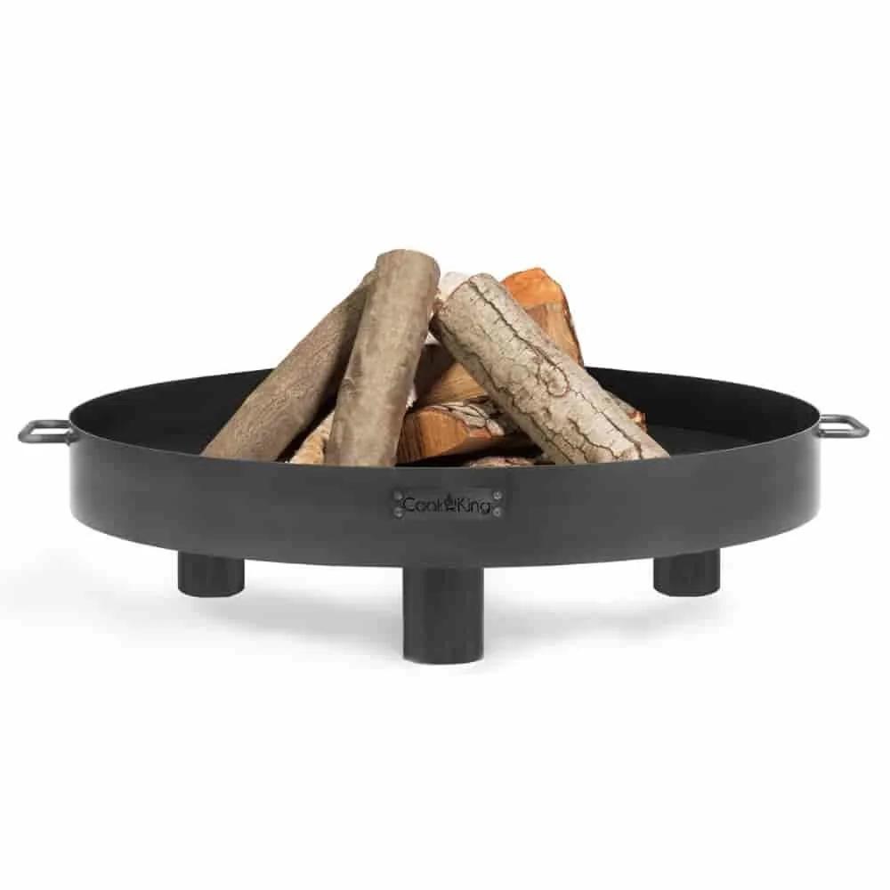 "60cm Steel Fire Pit Bowl | Outdoor Garden Fire Pit image"