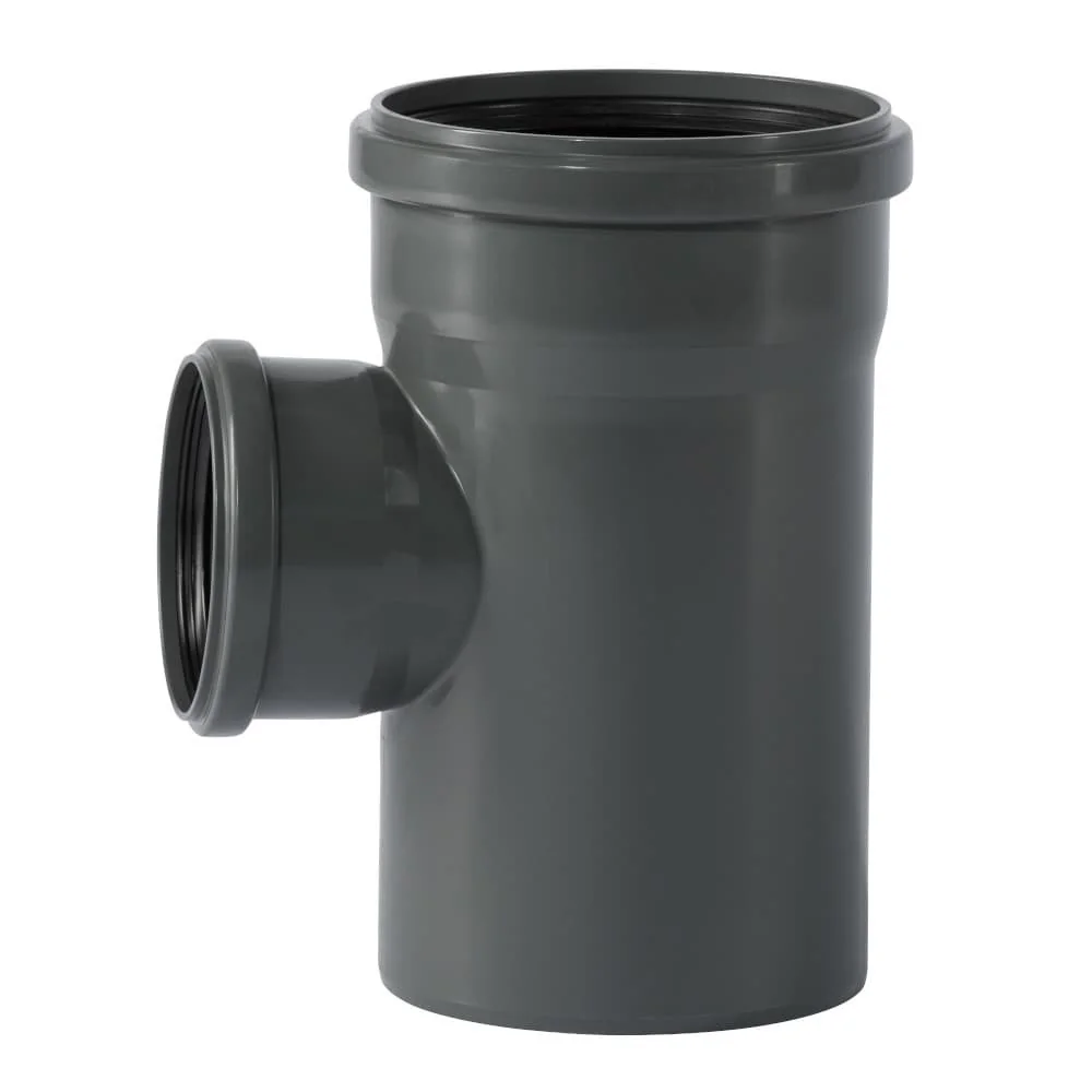 "87 Degree HT Branch Fitting, 110mm Sewer Pipe Fitting image"