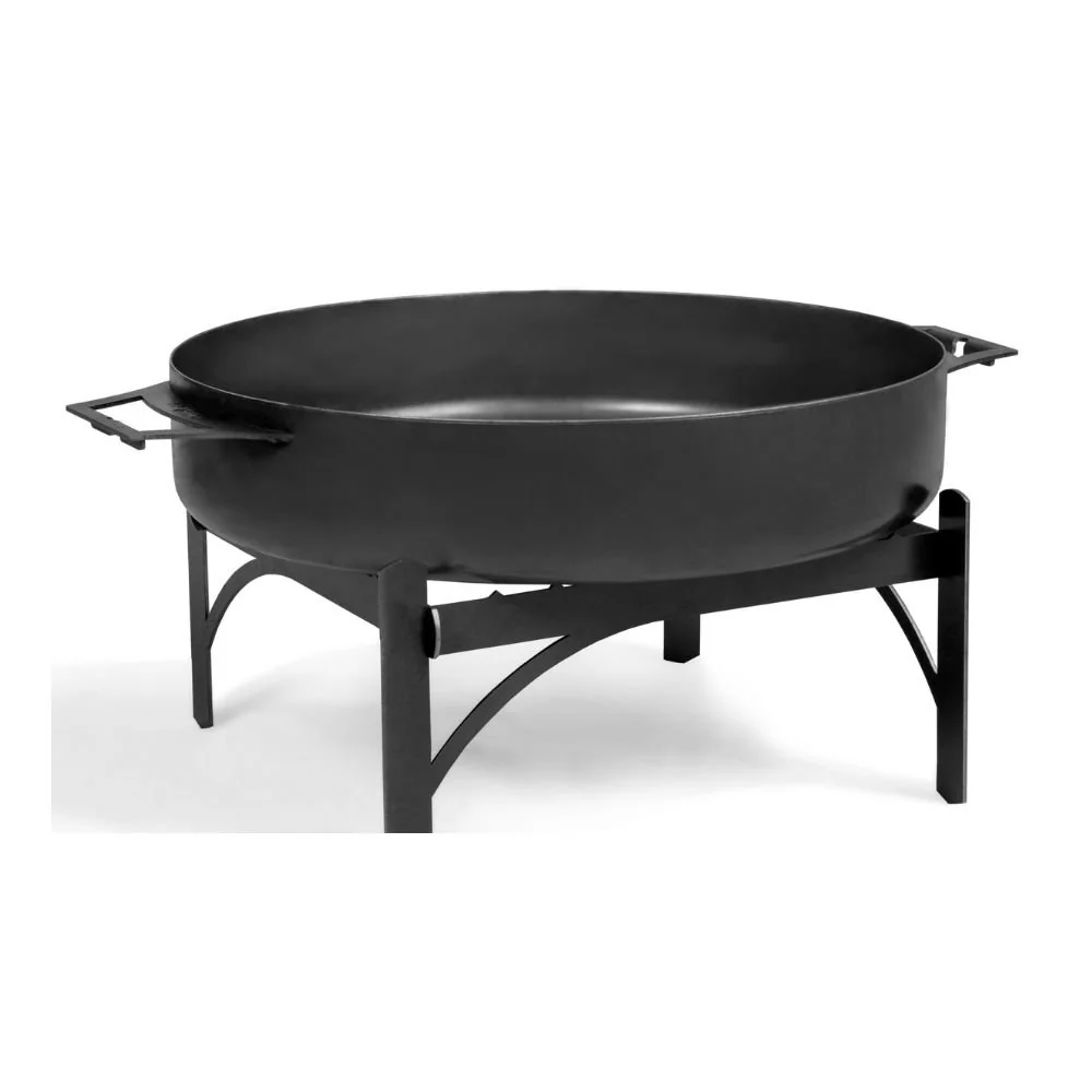 "Pan Stand, Grill Pan Holder, 50cm Natural Steel, Outdoor Cooking image"