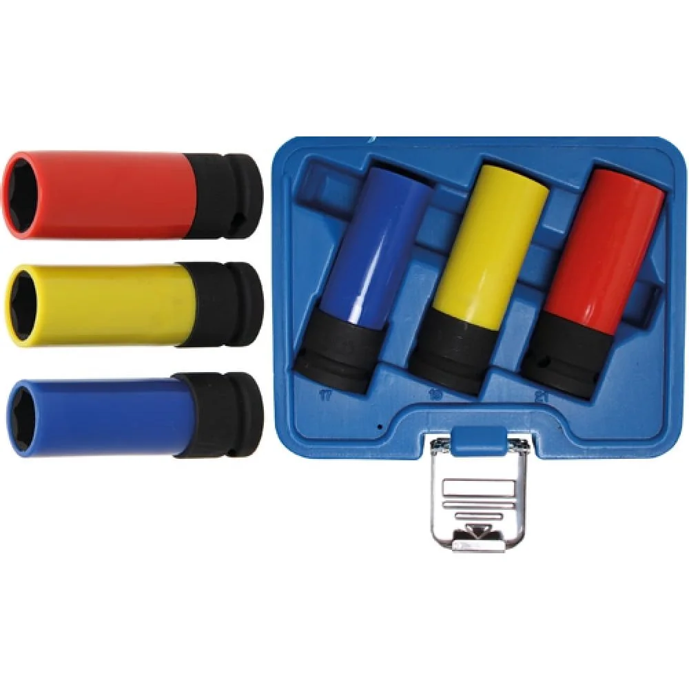 "Power Protective Socket Set | 12.5 mm (1/2") | SW 17 / 19 / 21 mm | 3 pcs. image"