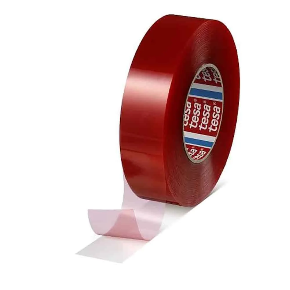 "tesa double-sided tape 4965 PP 25 mm x 50 m (transparent) image"