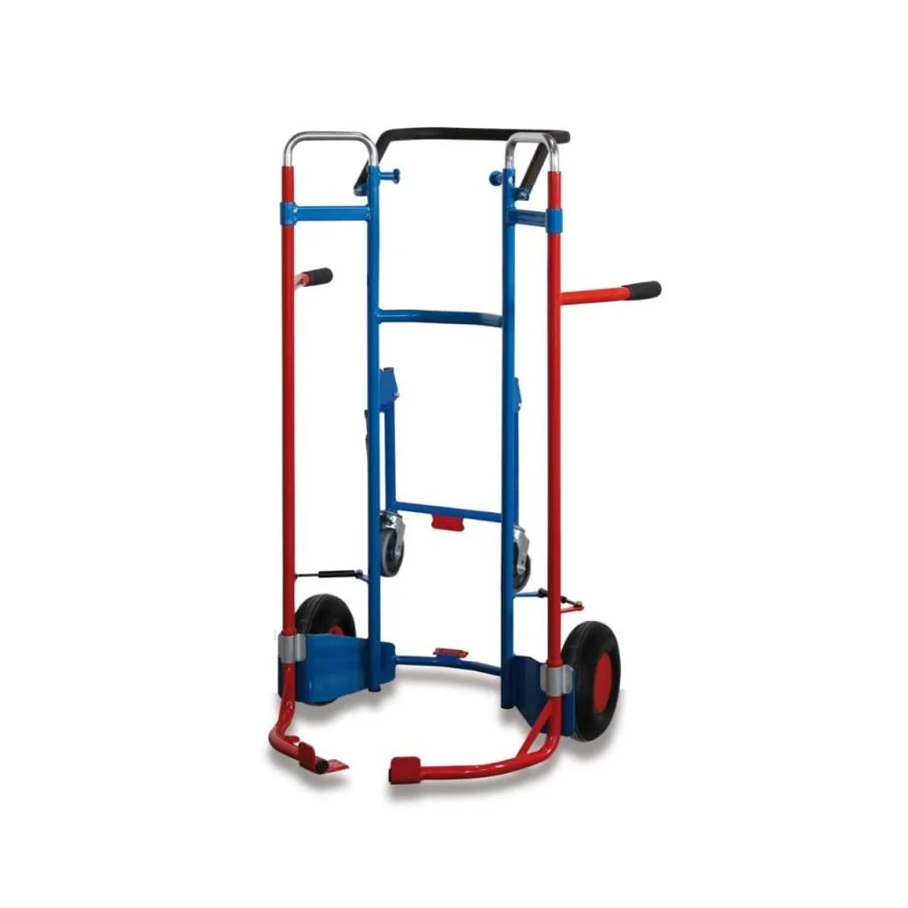 "Telescopic Tire Cart - 200 kg Capacity with Pneumatic Tires image"
