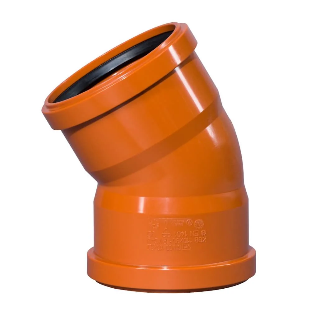 DN 110 30 Degree Sewer Pipe Elbow