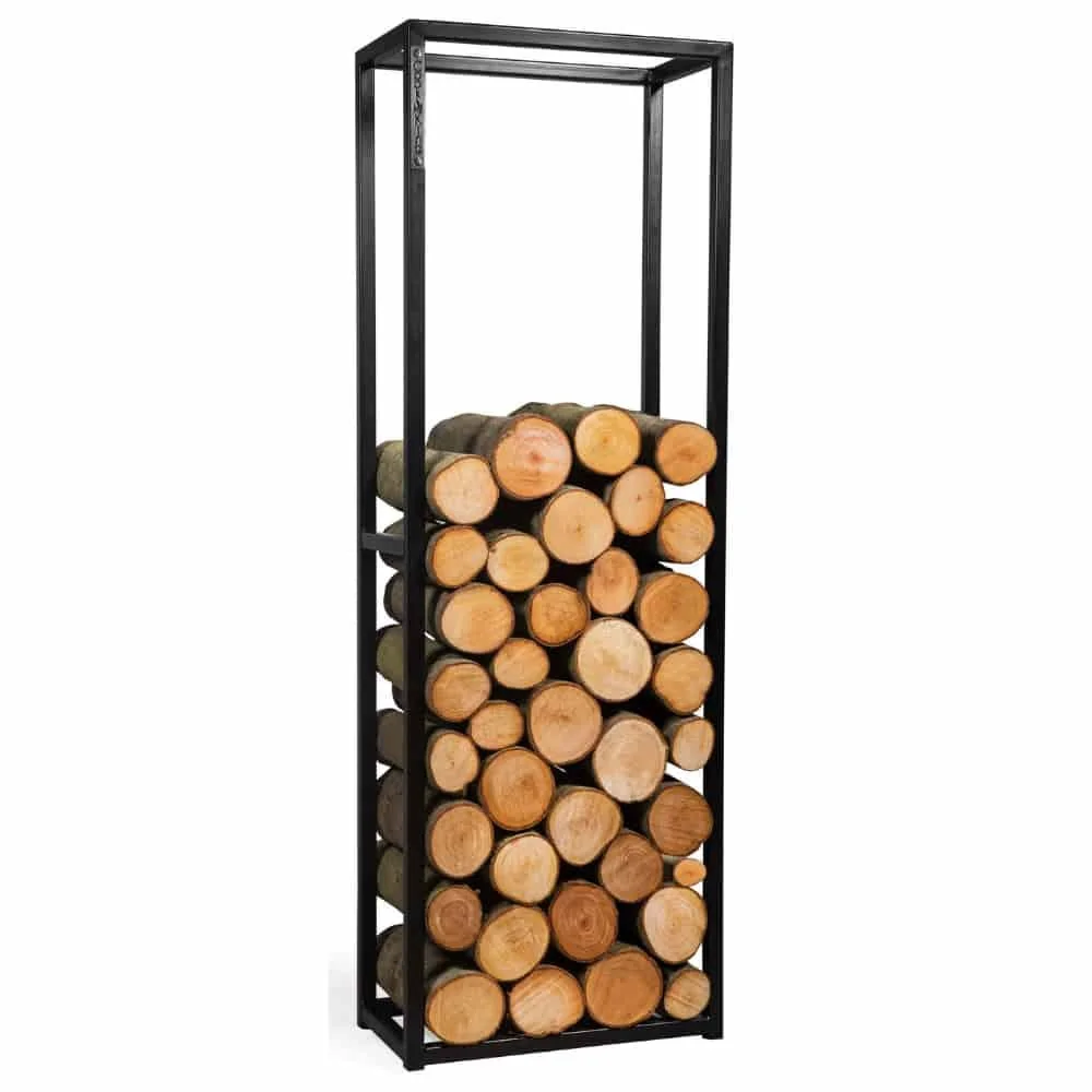 "Steel Firewood Rack, Log Holder, 120x40x20cm image"