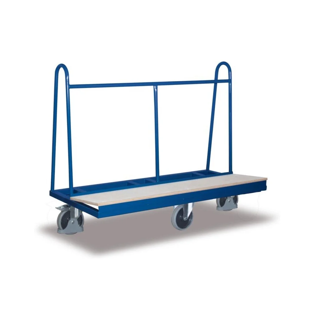 "Heavy Duty Panel Cart with Wood Platform, 500kg Capacity image"
