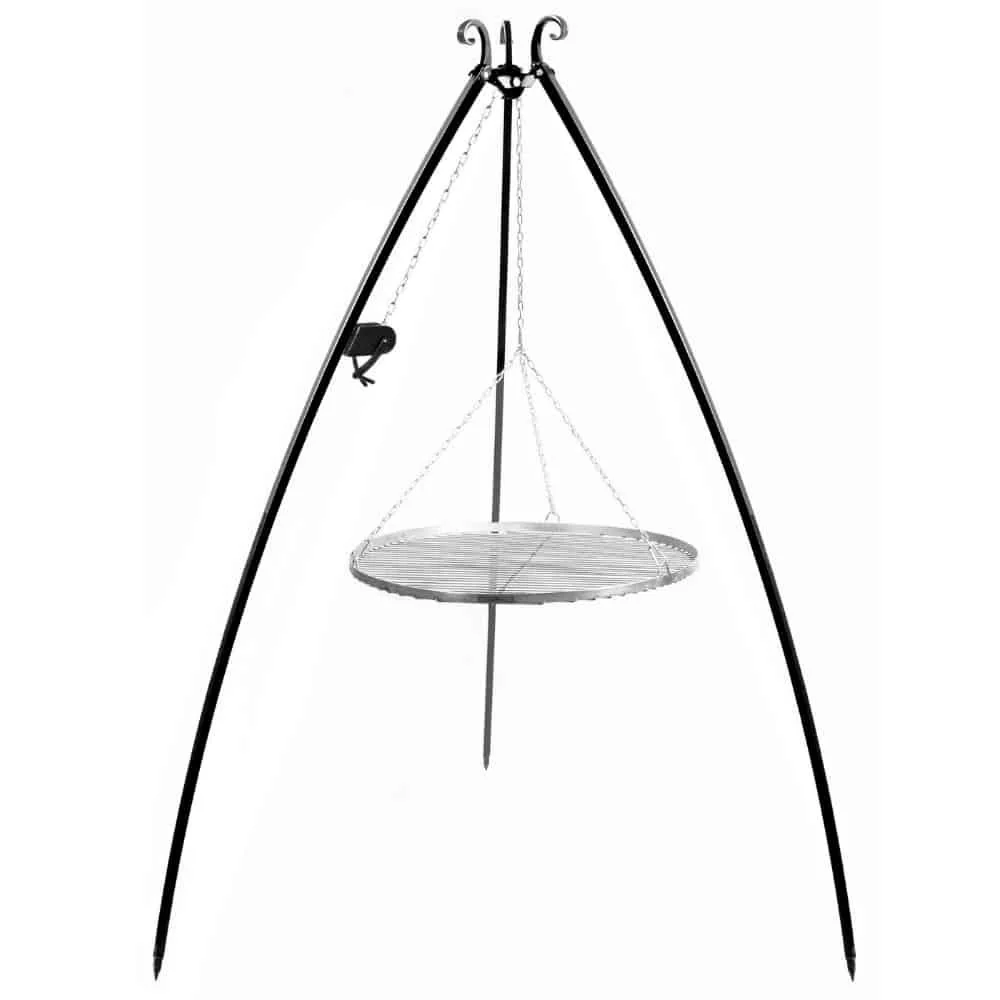 "Tripod Grill with Swivel Grate & Crank, 60cm Cooking Surface image"
