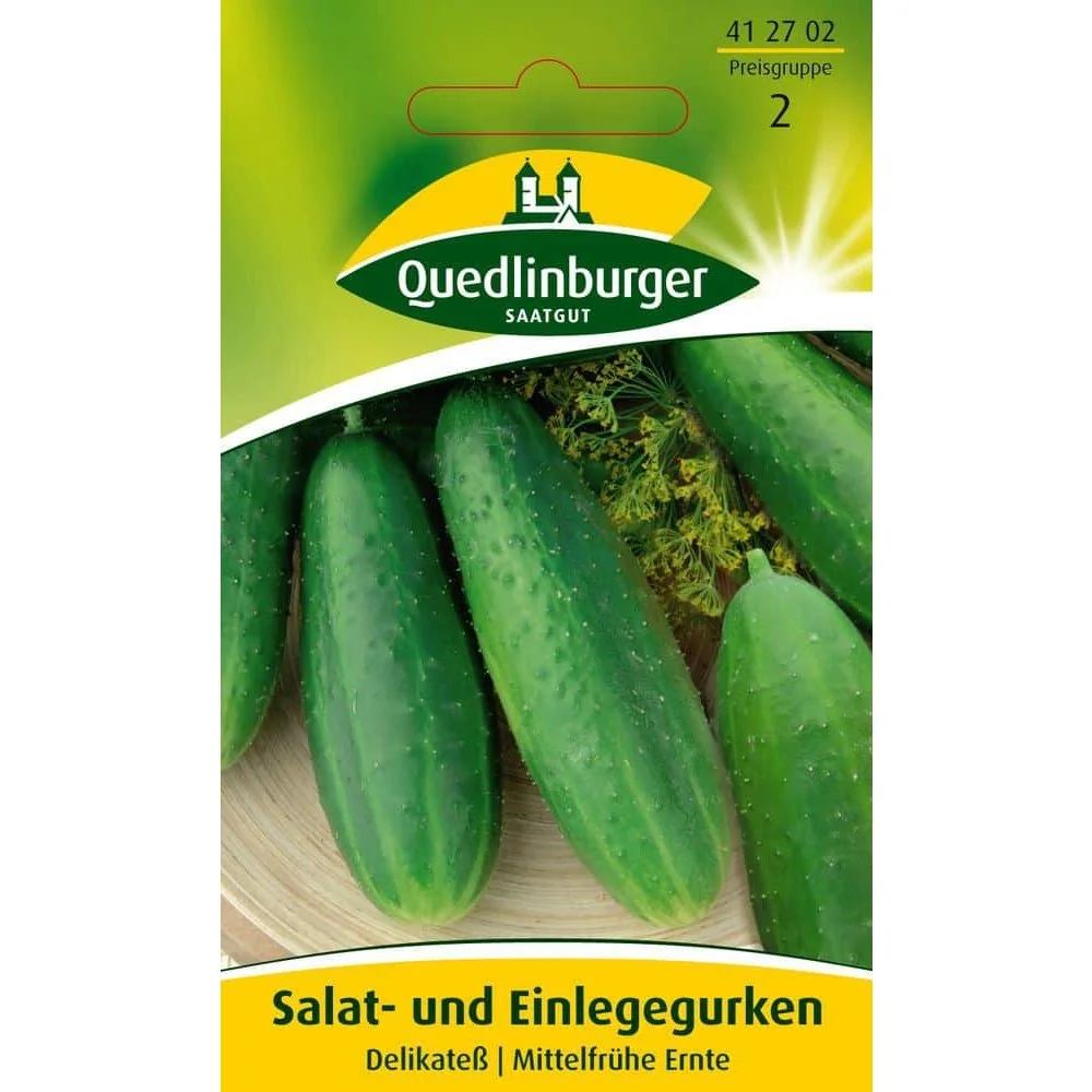 "Cucumber Seeds for Salad & Pickling Cucumbers image"