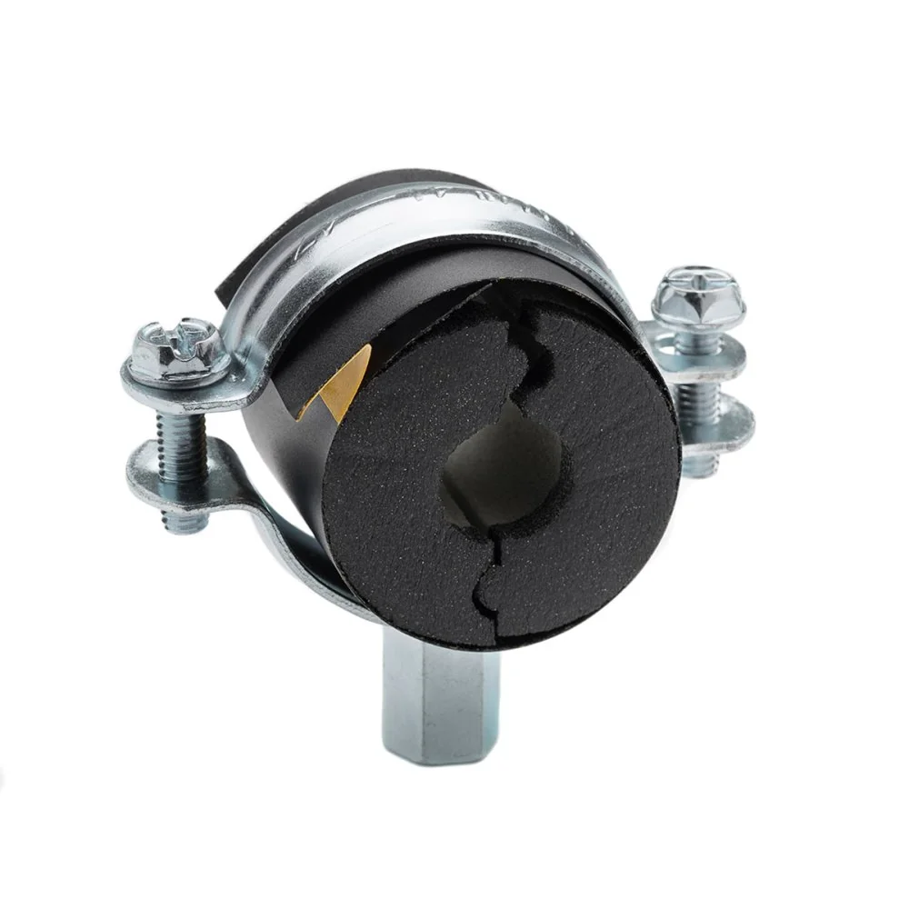 Insulated Pipe Clamp with Support, 28x19mm, Pipe Insulation Support