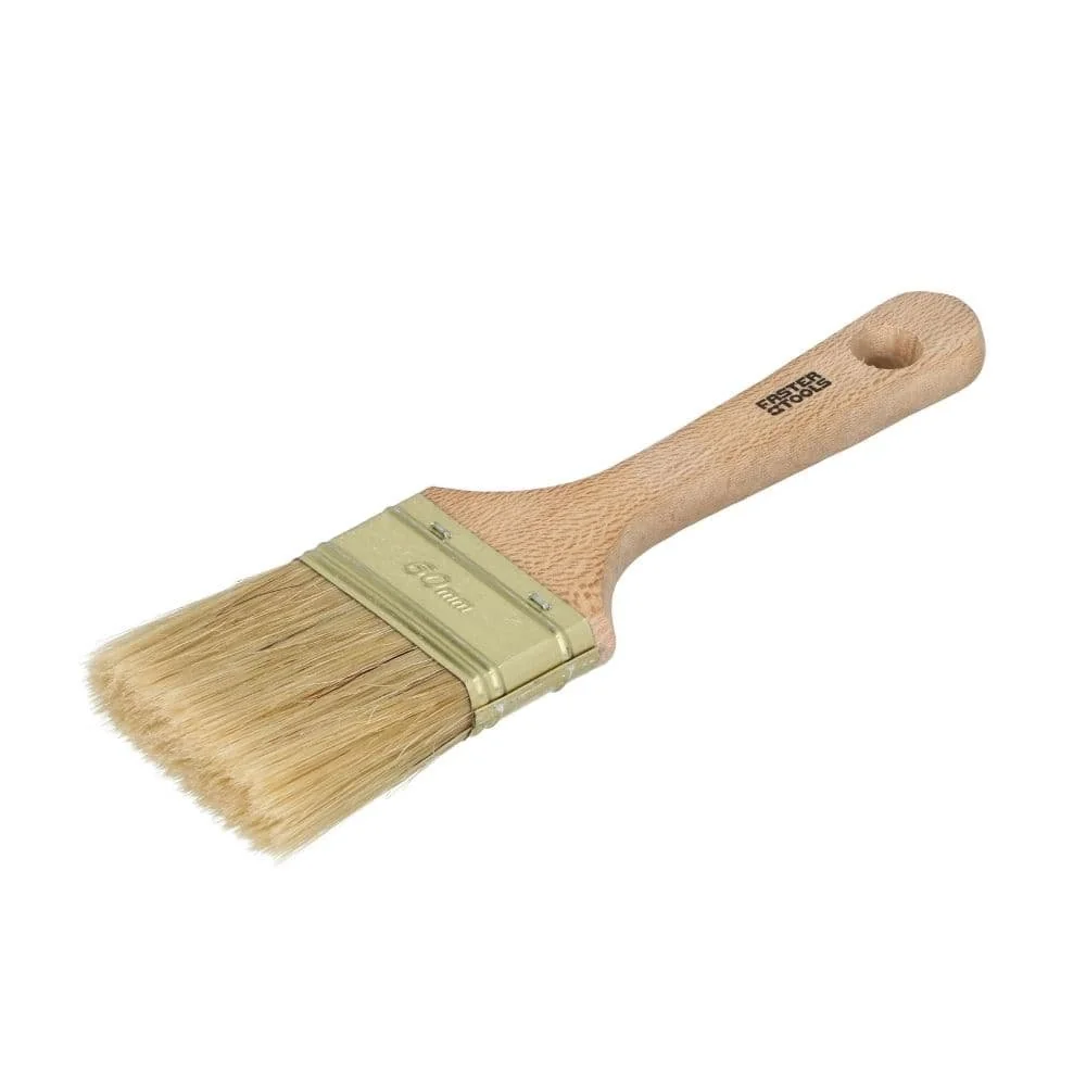 "60mm Oil Paint Brush - Flat Artist Brush with Bristles image"