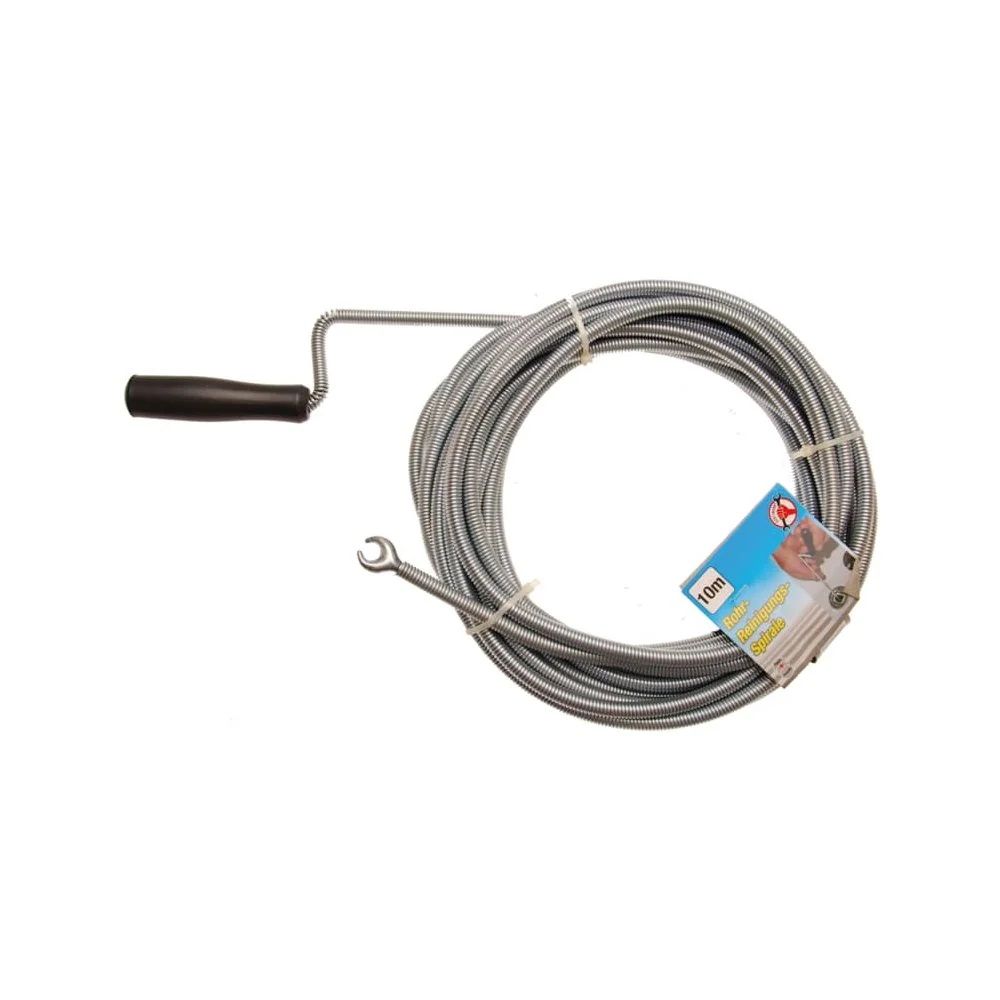 "10m Drain Snake, Plumbing Snake, Hand Drain Cleaner image"