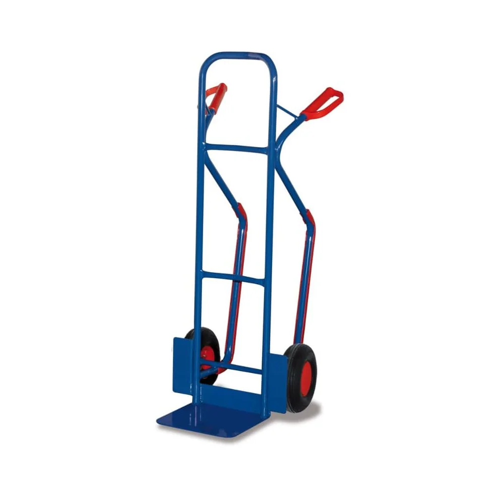 "250 kg Capacity Hand Truck, Steel Frame, with Pneumatic Tires image"