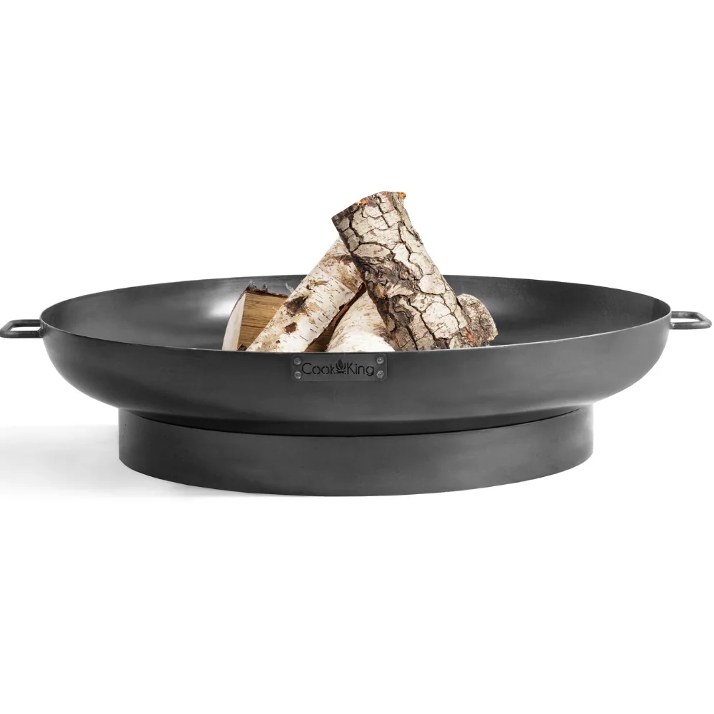 "DUBAI 70 cm Fire Pit - Steel Outdoor Fire Bowl image"
