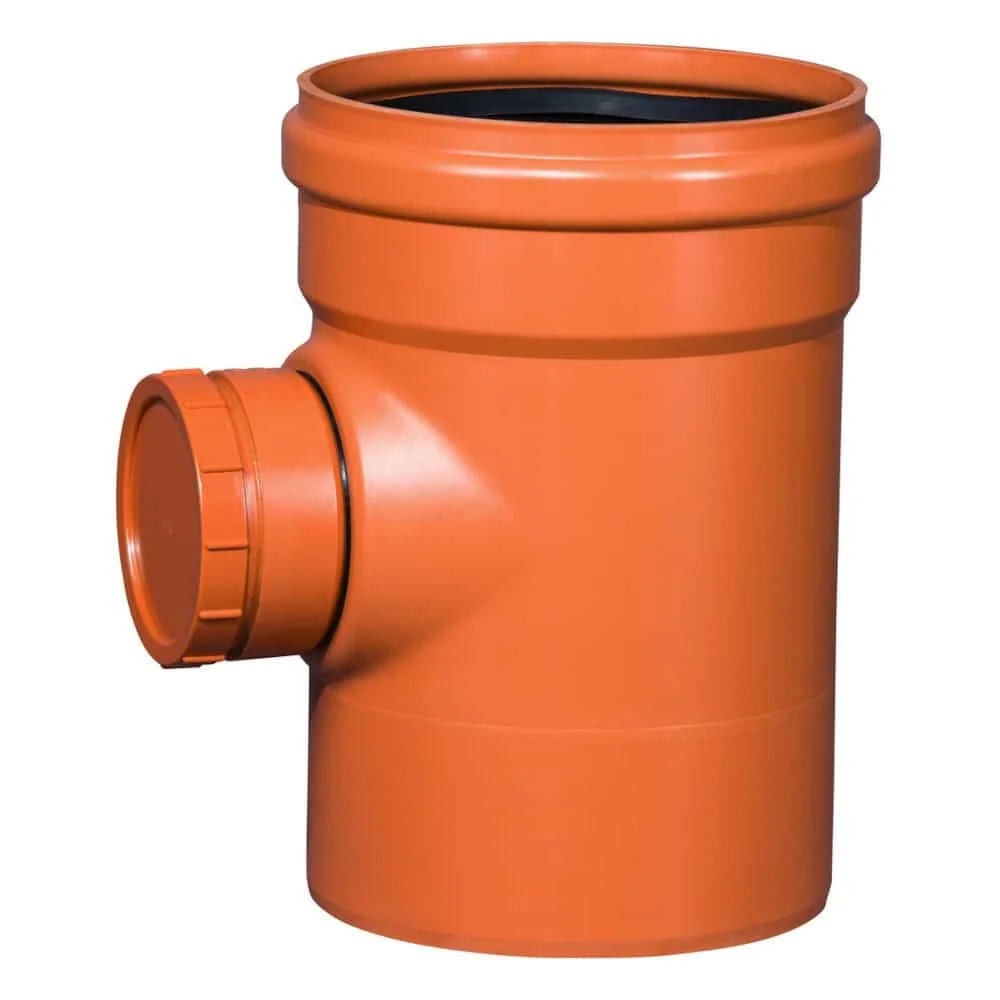 "DN 315 Sewer Cleaning Pipe with Round Cover image"