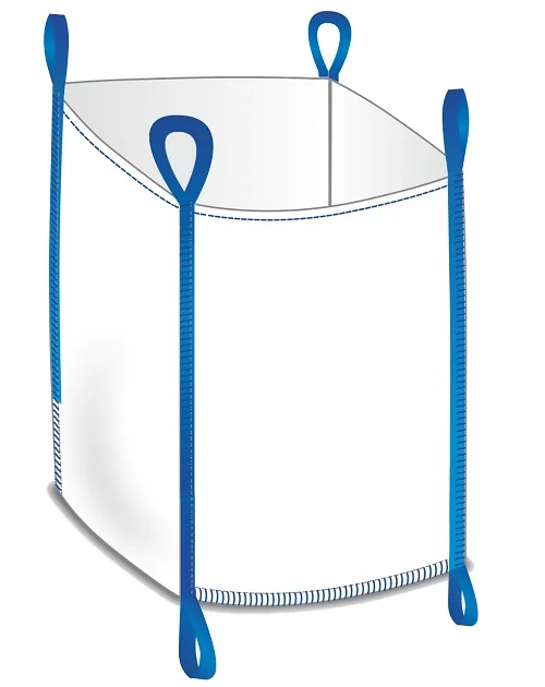 "1000 kg Big Bags, 90x90x90 cm, Open Top, 3-Pack image"