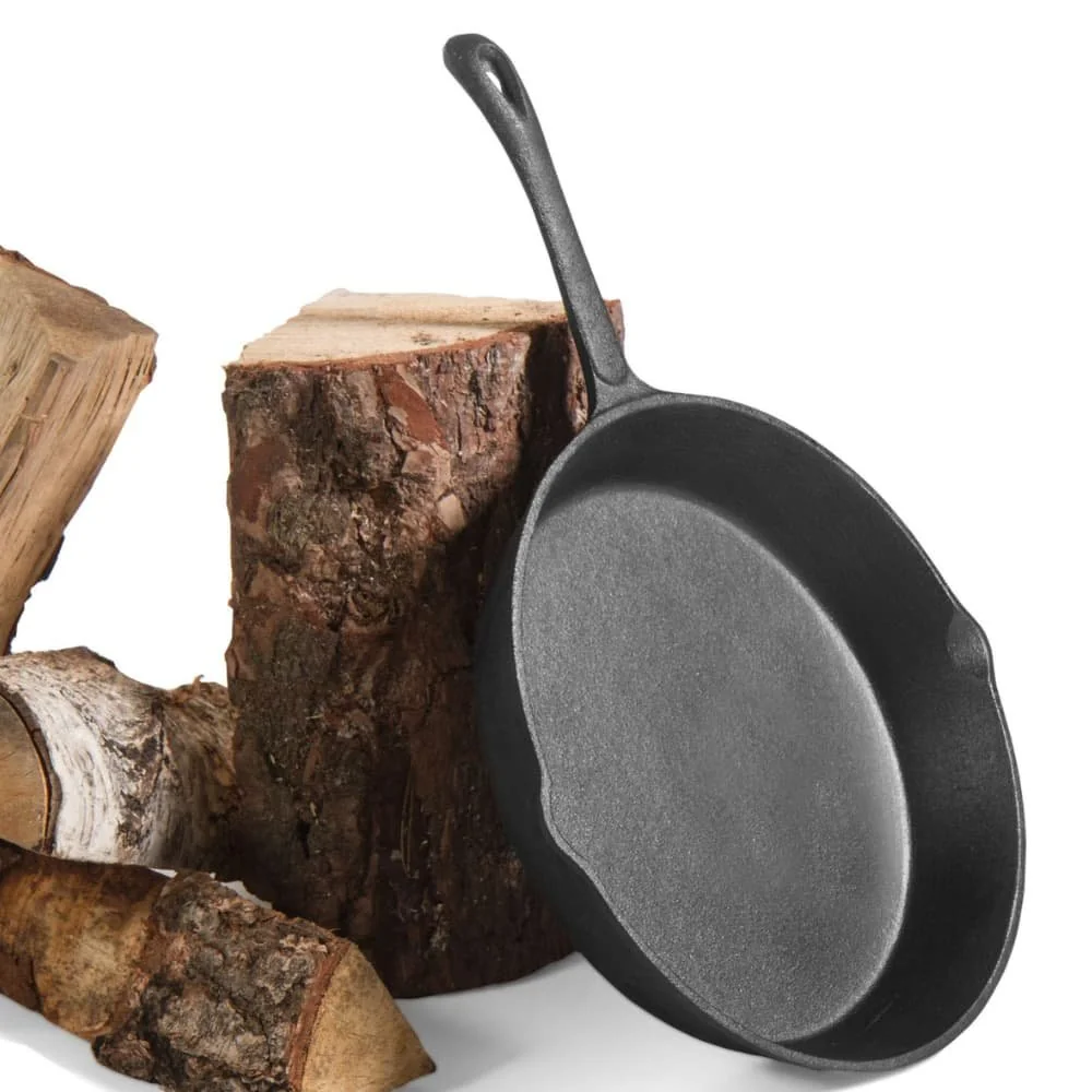 "30 cm Cast Iron Skillet for Versatile Cooking image"