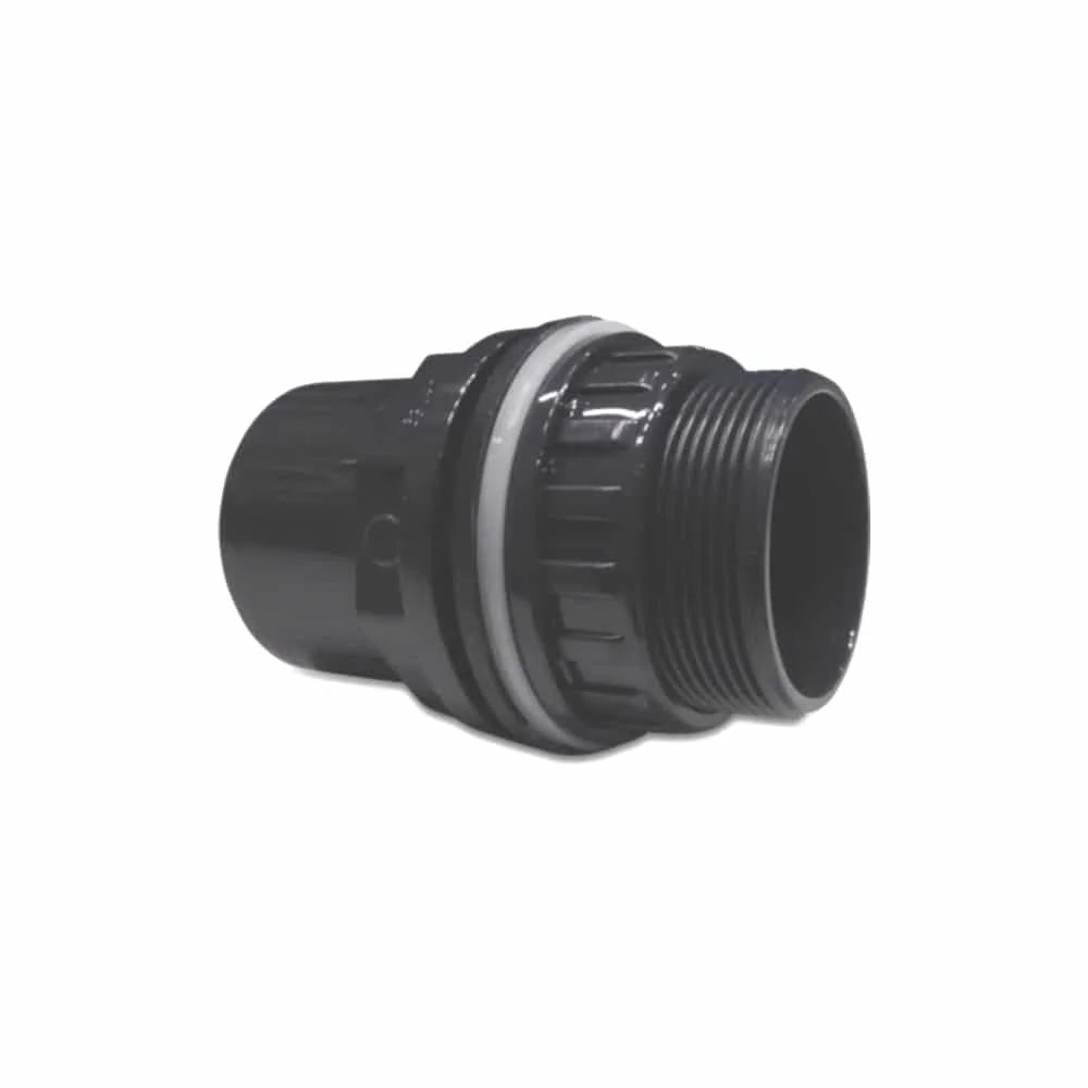 "PVC Conduit Adhesive Socket/Adhesive Spigot x Male Thread 40/50 x 1 3/4" PN10 image"