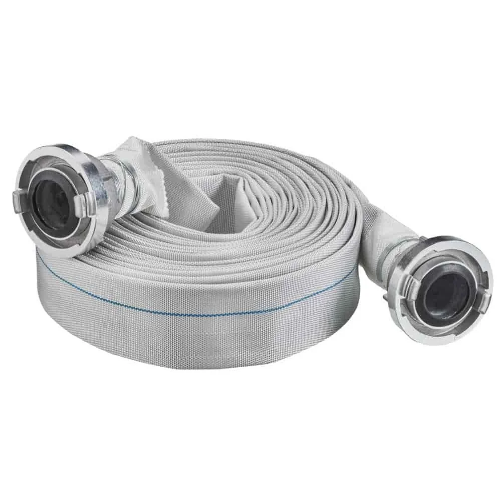 20 Meter Industrial Water Hose - Storz Fittings, Flexible Discharge Hose