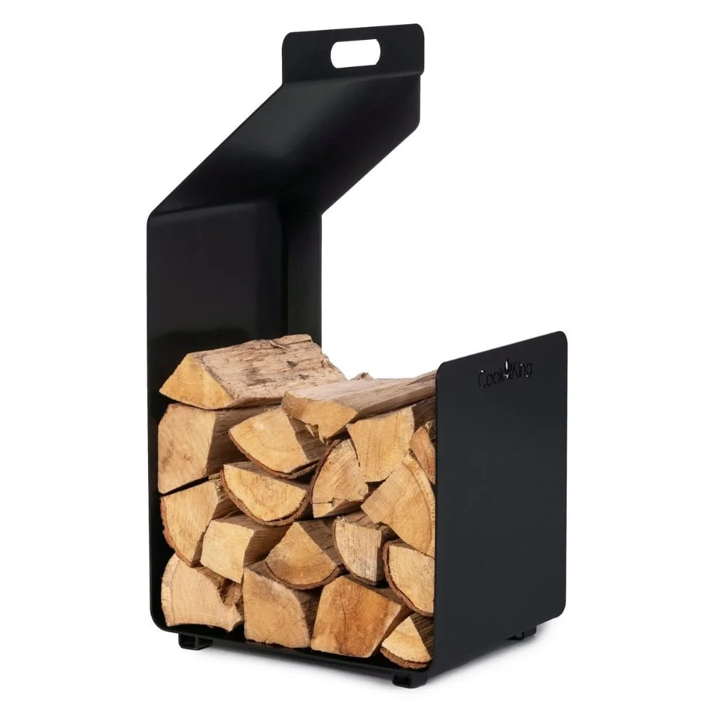 "Steel Firewood Rack | Indoor & Outdoor Log Storage image"