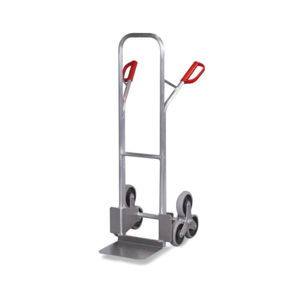 Aluminum Stair Climber Hand Truck 200kg - Stair Climbing Cart with Rubber Wheels