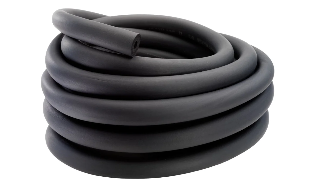 "Pipe Insulation, Self Adhesive Pipe Insulation, Flexible, 22 x 10 mm/22m, Black Rubber Pipe Insulation image"