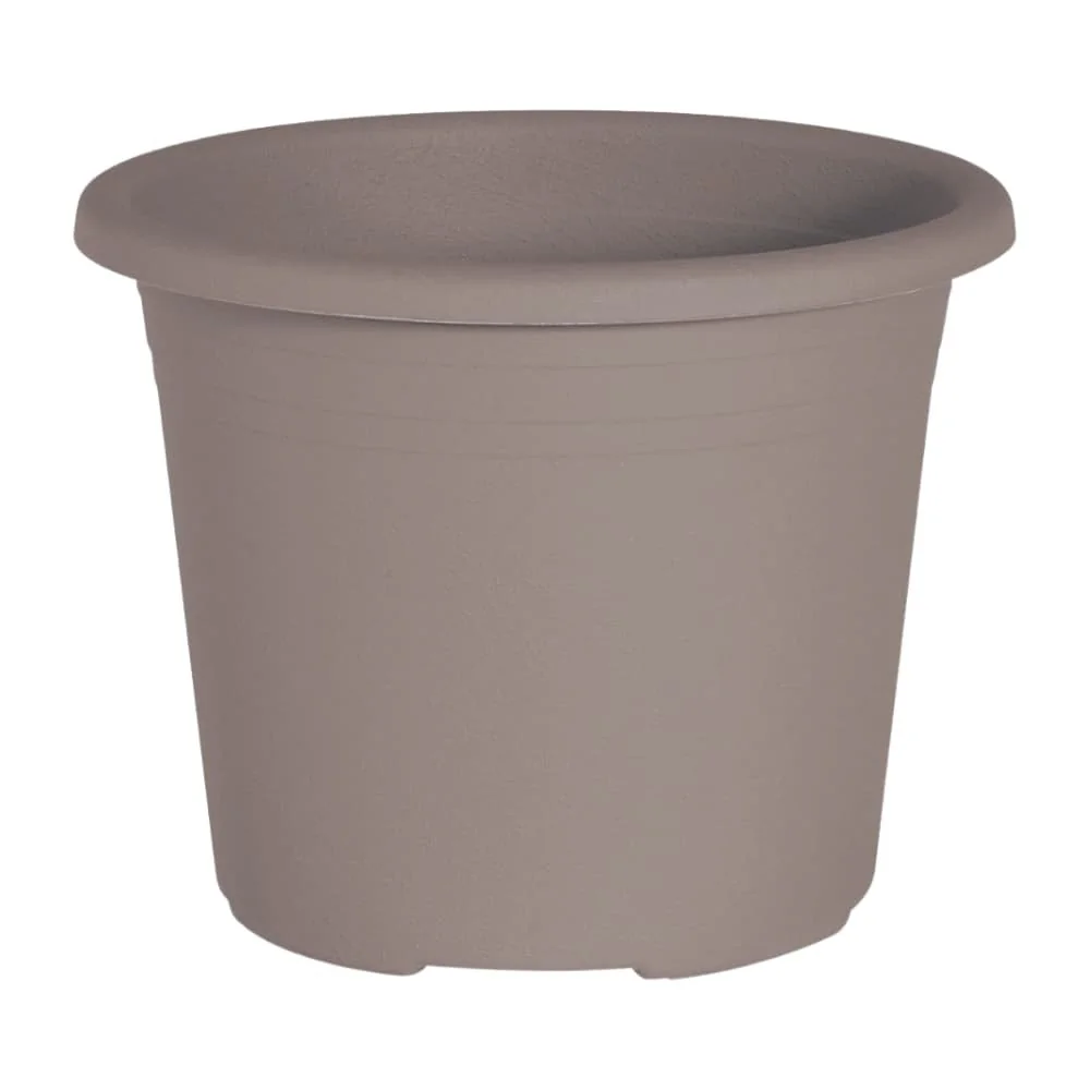 "CYLINDRO Planter - 30 cm, 9.5 Liter, Taupe image"