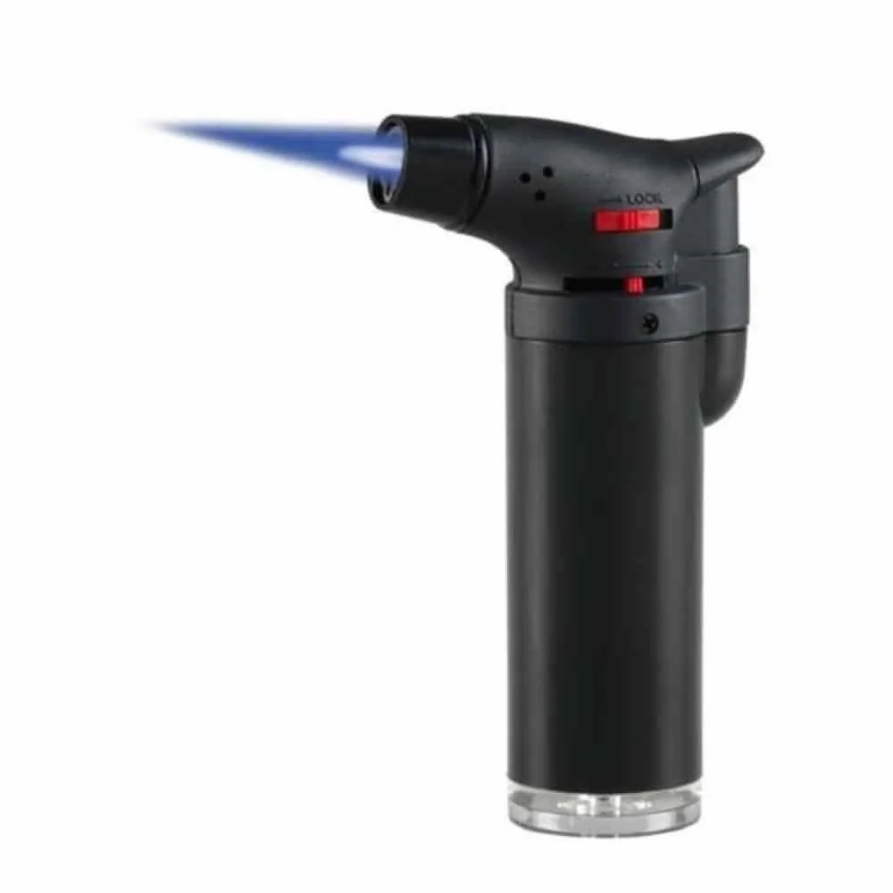 "Windproof Refillable Torch Lighter with Adjustable Flame image"