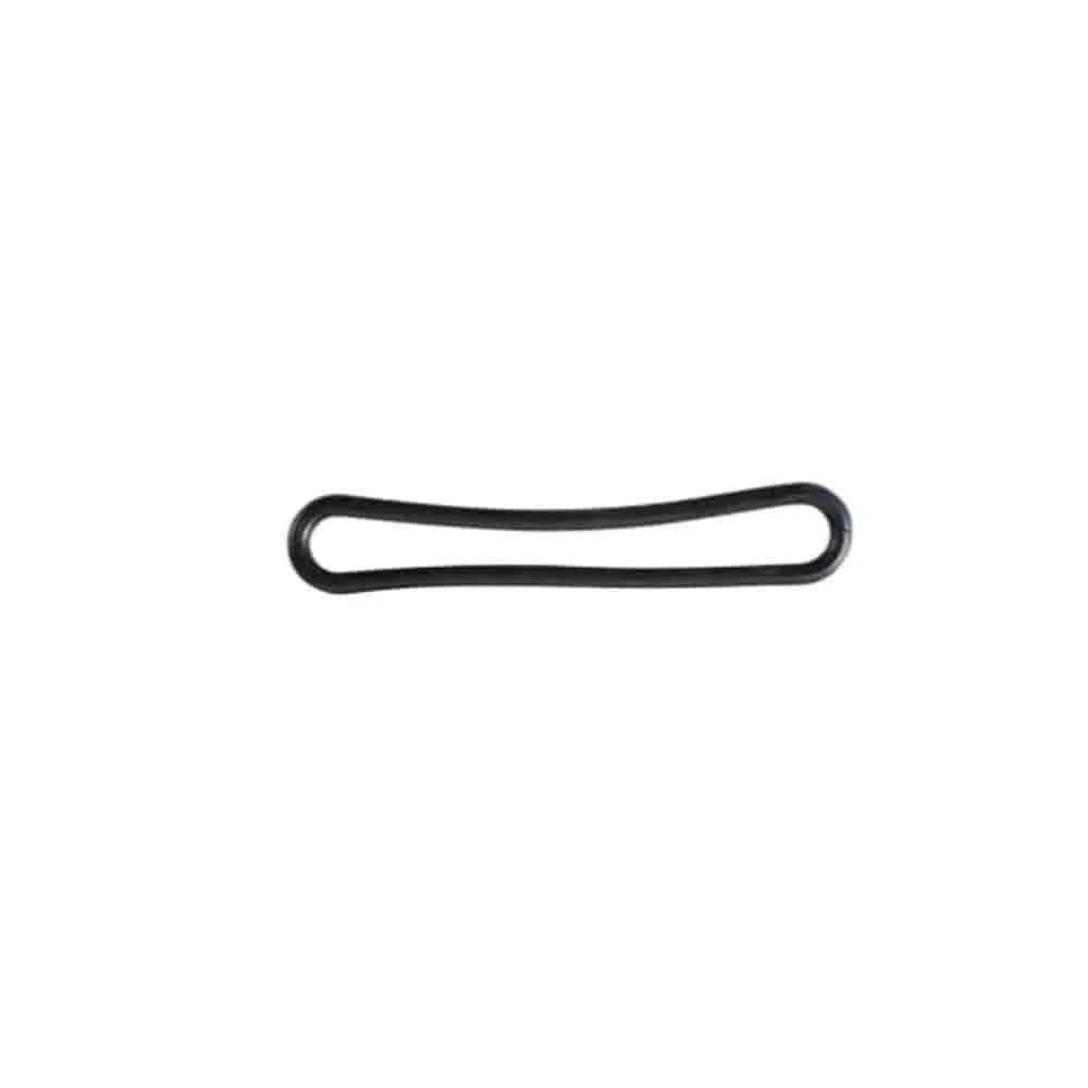 "Tarp Bungees 20cm, No Hook, Oval, Black EPDM Rubber image"