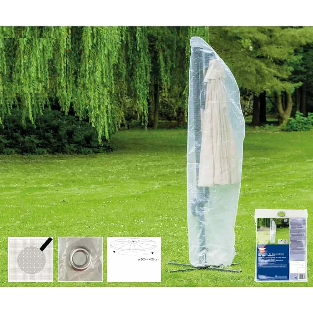 "Cantilever Umbrella Cover Transparent 265x40/70/50 cm image"