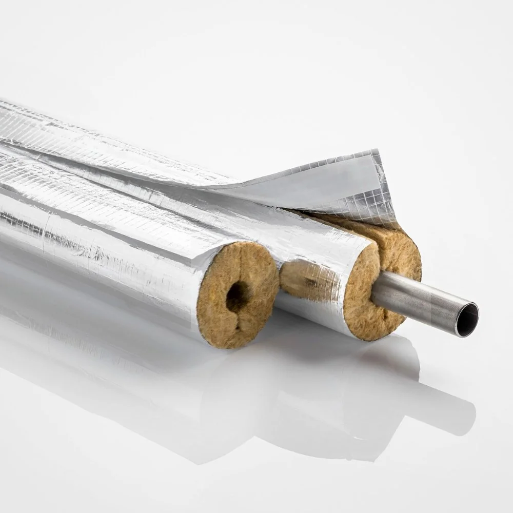 "Pipe Insulation, Rockwool, 60mm, 40mm, 1m image"