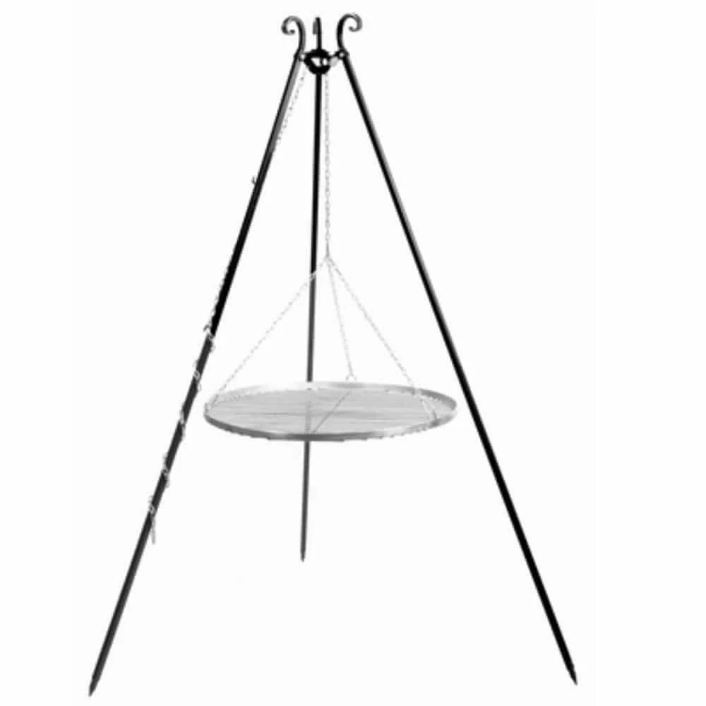 "Swivel Tripod Grill 180cm with Stainless Steel Grate image"