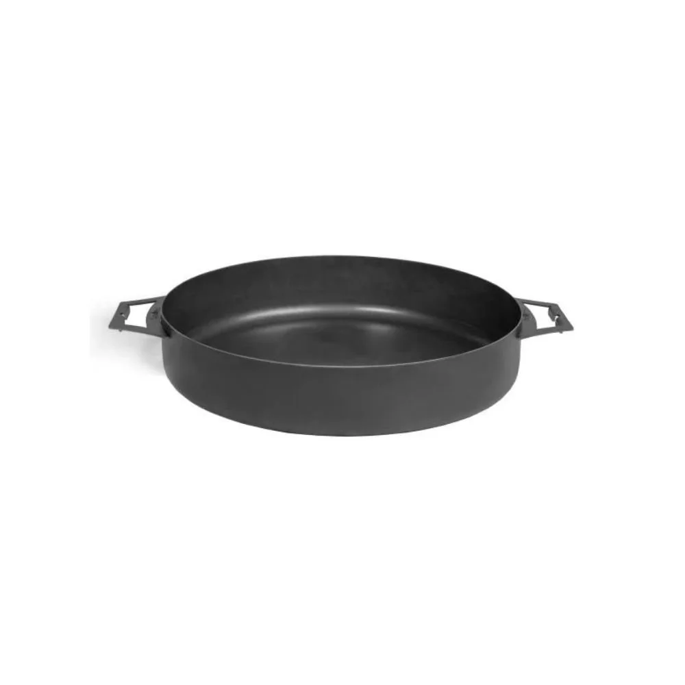 "50cm Steel Grill Pan for Fire Pit Cooking image"