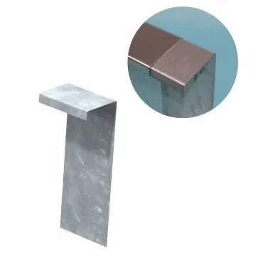 "Butt connector for snail fence | Slug repellent, color: unpainted image"