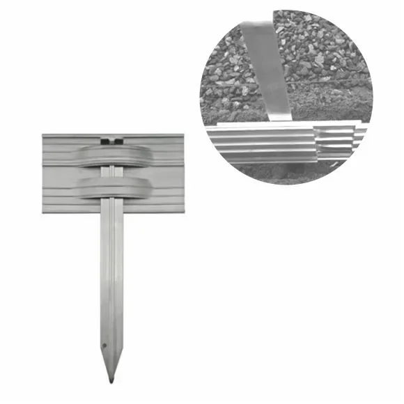 "Ground anchor pack for Ultra strong aluminium lawn edging | Ground pegs | Garden pegs image"