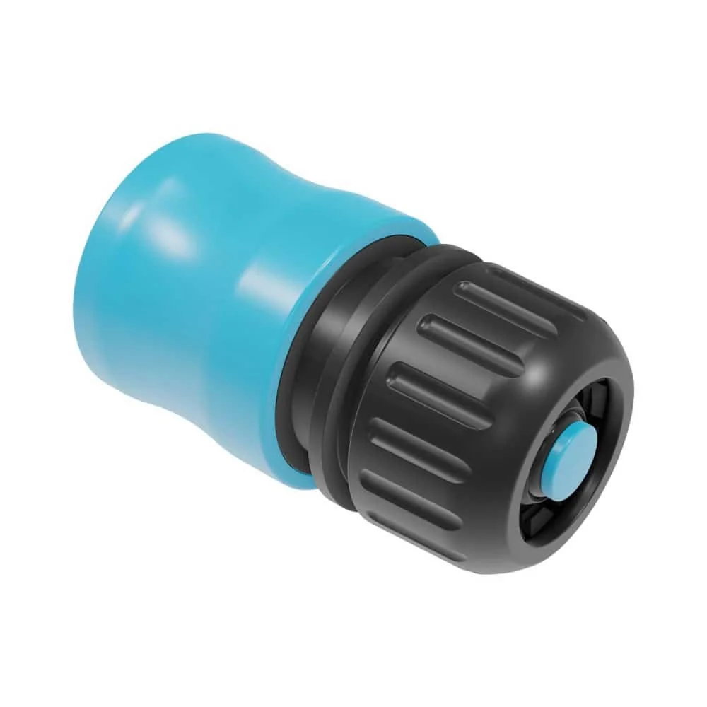 "1/2 Inch Garden Hose Quick Connector with Water Stop image"