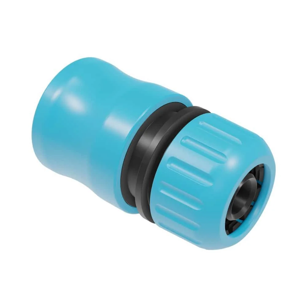 "1/2 Inch Garden Hose Quick Connector, No Water Stop image"