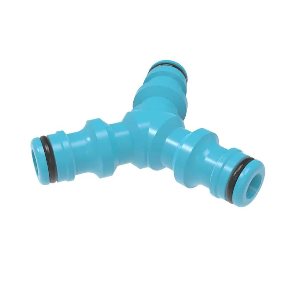 "1/2 Inch 3 Way Tee Fitting, Brass Pipe Connector image"