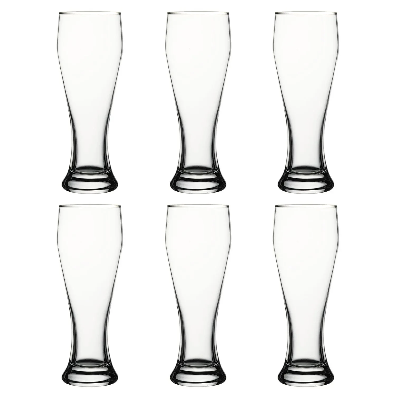 "Beer glass, Weizen glass - Set of 6 pcs, Weizenbier, 415 ml image"