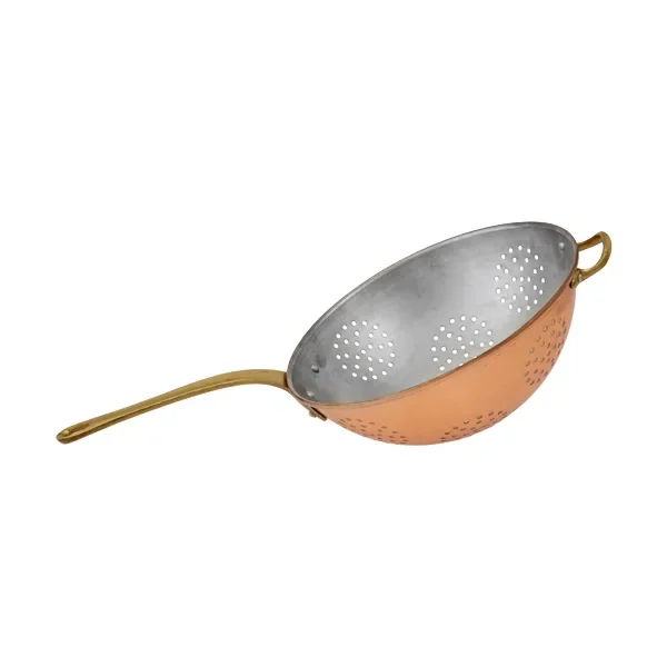 "Colander, strainer - with brass handle, diameter: 24 cm image"
