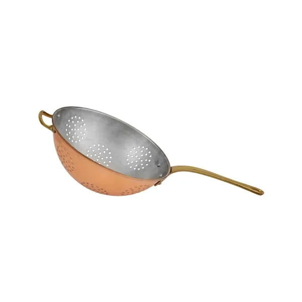 "Colander, strainer - with brass handle, diameter: 17 cm image"