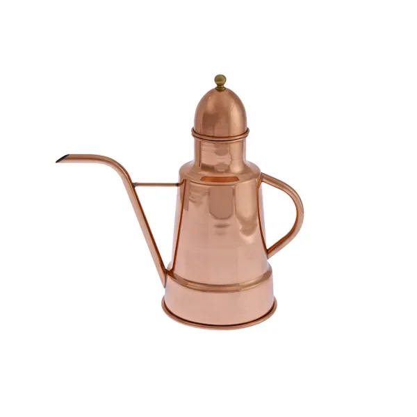 "Oil dispenser, copper and brass oil bottle, 1 liter image"