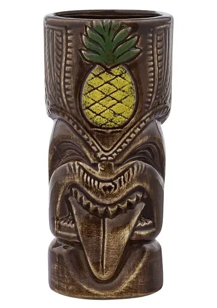 "Cup, mug - Anaface - Pineapple, ceramic, brown, 550 ml image"