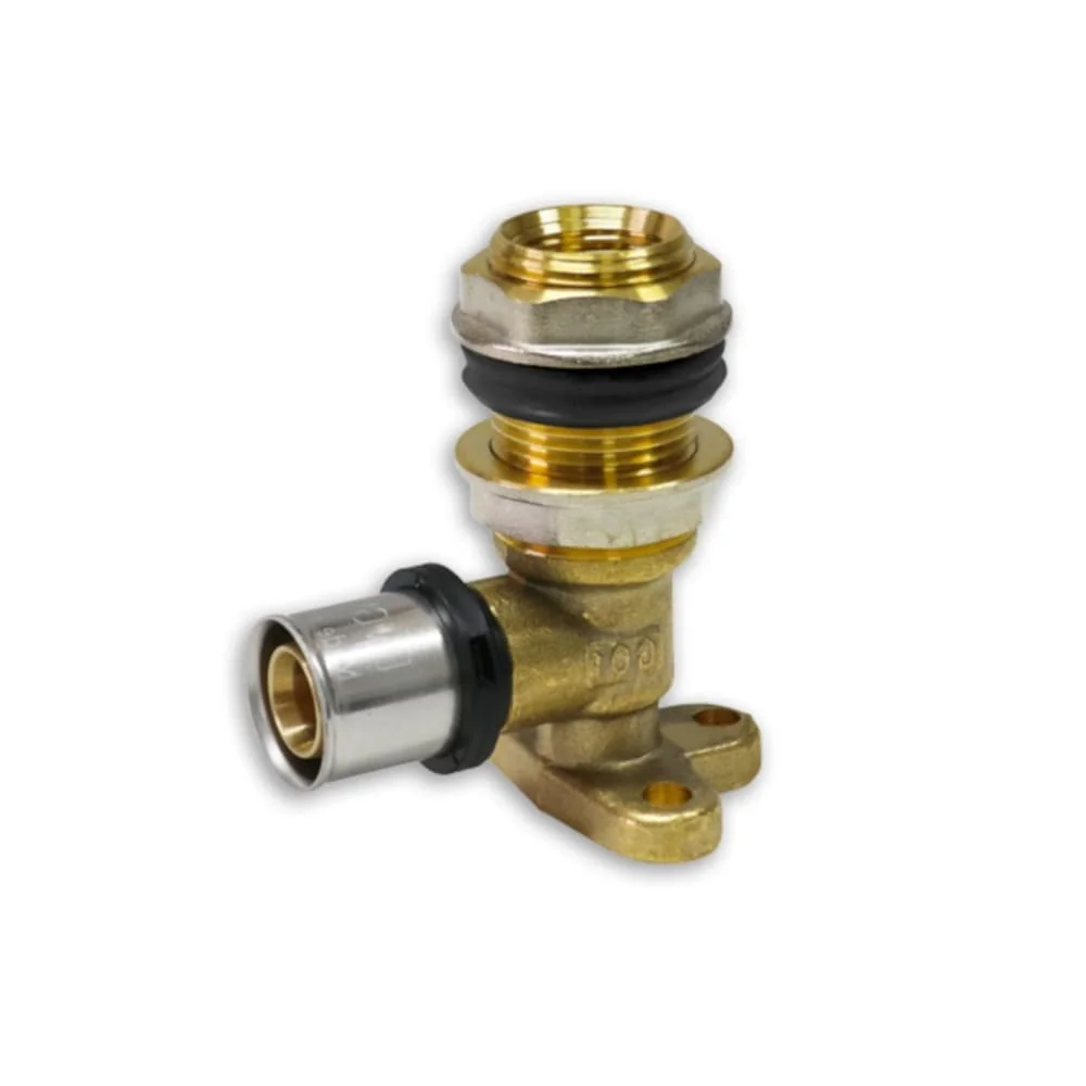 "16mm Press Fitting Wall Feedthrough, 1/2" IG image"