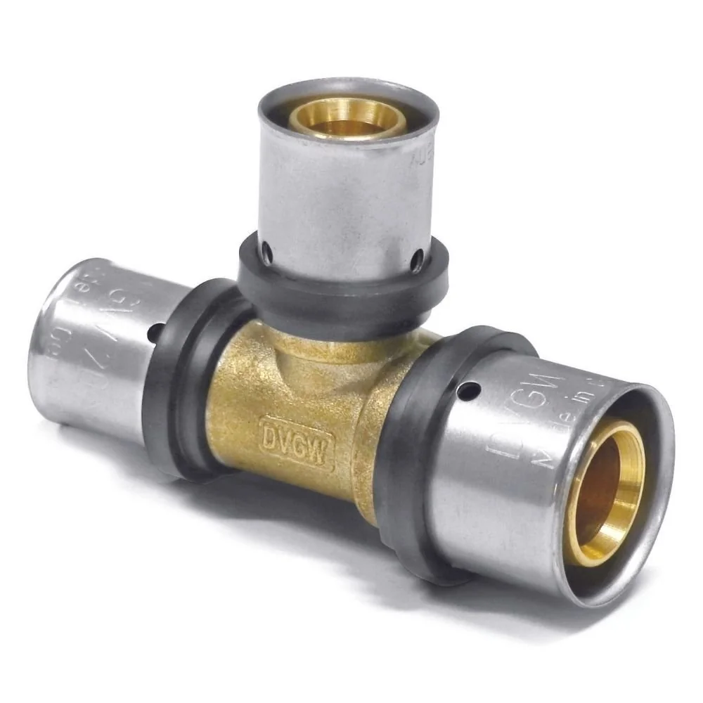 "Pressfitting T-piece side reduced 20 x 2 - 16 x 2 - 16 x 2 image"